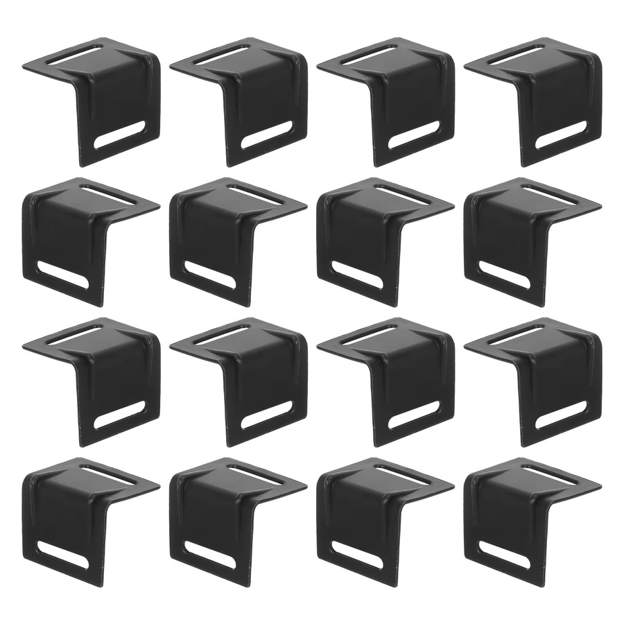 100 Stück Kunststoff-Eckenschutz in Schwarz, dreieckiger Schutz für Pritschenwagen zum Sichern von Gepäck und Anhängerteilen - Bild 7