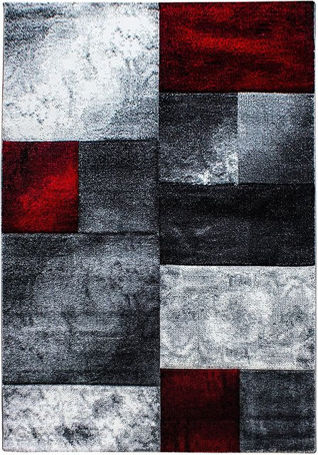 Ayyildiz Kurzflorteppich Hawaii 1710 Rot, modern und pflegeleicht, B/B: 280 x 370 cm - Bild 1