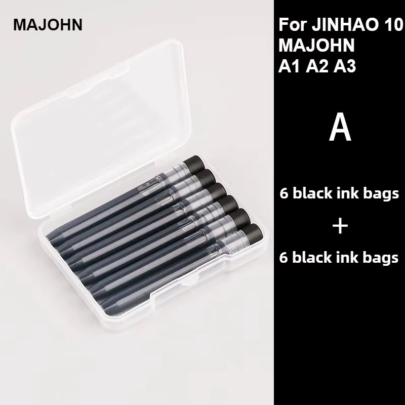 Majohn A1 Press Tinten-Nachfüllpatronen in Schwarz mit 5,5 mm Kaliber - Bild 2