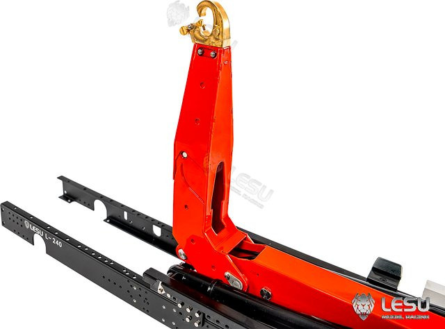 LESU Faltbares Metall-Komplettset, Hydraulischer Roll-on/off Kipper, Ferngesteuertes Kippfahrzeug, 1:14 - Bild 1