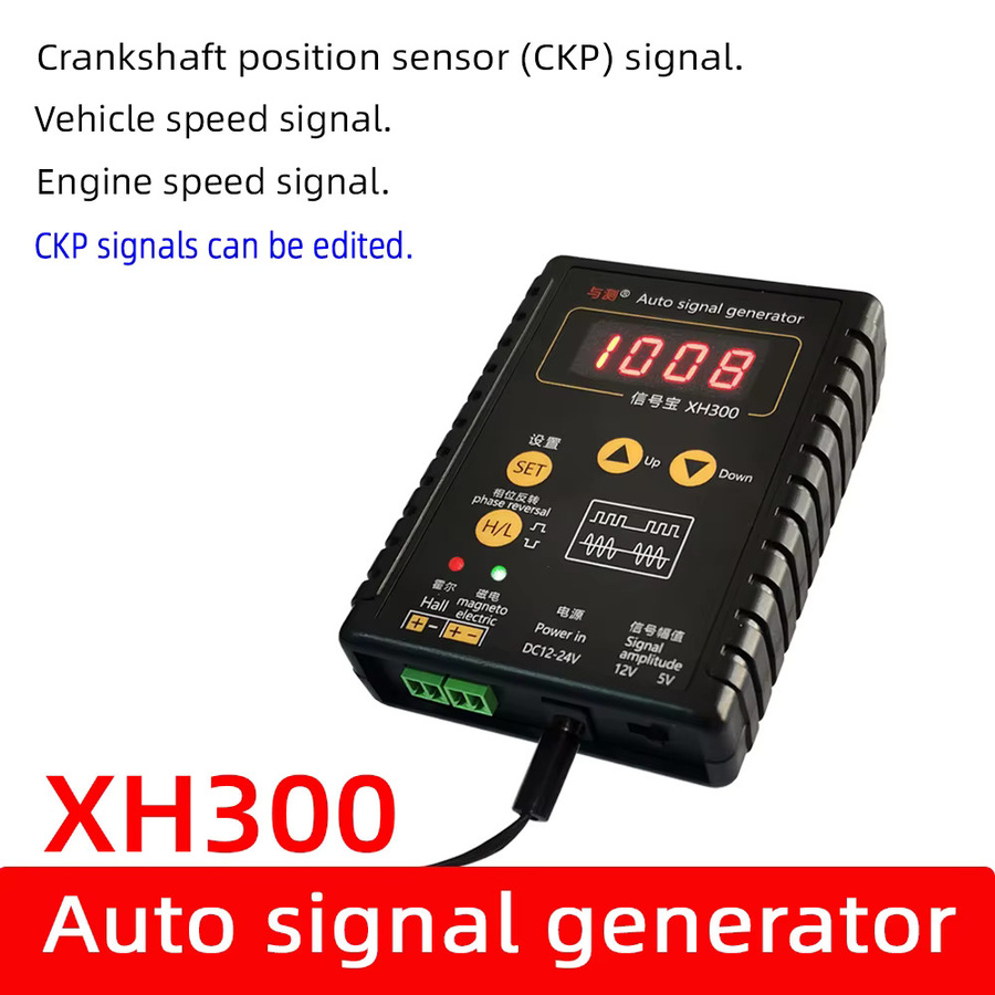 NEAI XH300 Auto Signal Generator XH-2 Fahrzeug Hall Sensor Kurbelwelle Position Sensor Simulator in Schwarz, 1Hz bis 8KHz Ausgang - Bild 5