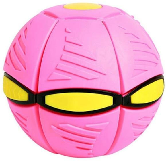JustRelax Fliegender UFO-Flachwurf-Scheibenball, Sportball, Rosa - Bild 1