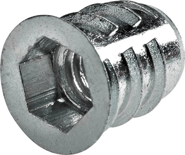 Hettich Eindrehmuffen M8/12 mm in Silber aus Stahl - Bild 1