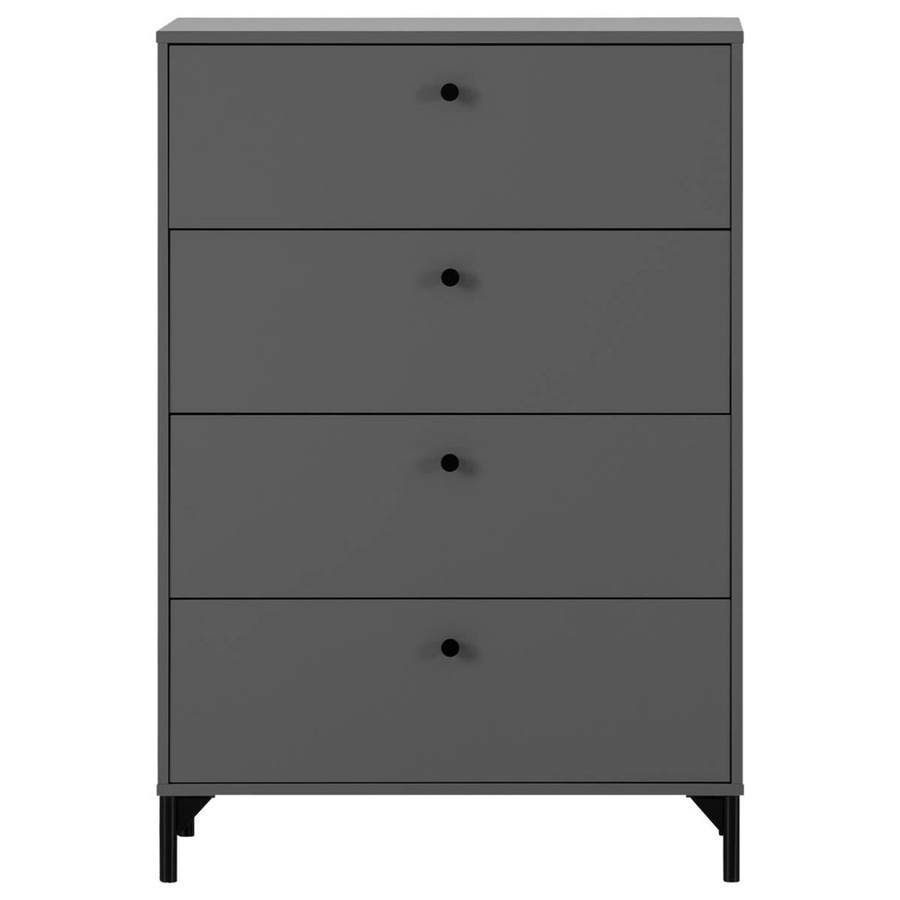 Kommode Smash Möbelpartner in Anthrazit, B/H/T: 80,1 x 116,7 x 40 cm - Bild 2