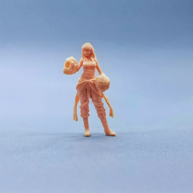 EHCMODEL Harz Figuren Modell, Maßstab 1:64, Einzelfigur, Weiß - Bild 1
