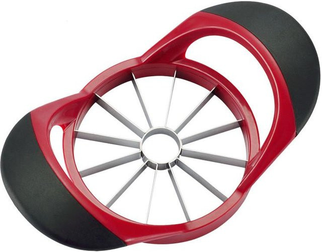 MIT Apfelentkerner aus Edelstahl mit 12 Klingen in Rot für Äpfel bis 10 cm Durchmesser - Bild 1
