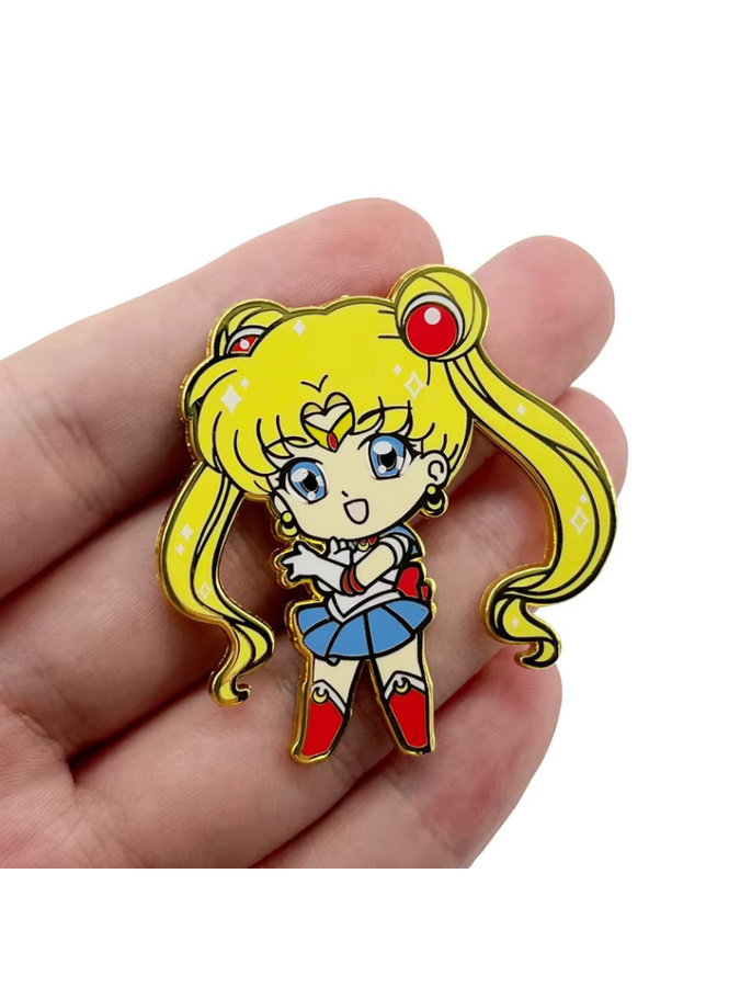 Bandai Brosche Sailor Moon Anime, Emaille, Damen - Bild 3