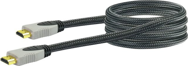 SCHWAIGER High-Speed HDMI Kabel mit Ethernet/LAN, Schwarz, Länge: 1,5 m - Bild 1