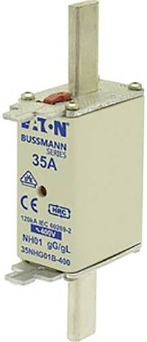 Eaton NH-Sicherung D01 35A 400V Set aus 3 Stück in Weiß - Bild 1
