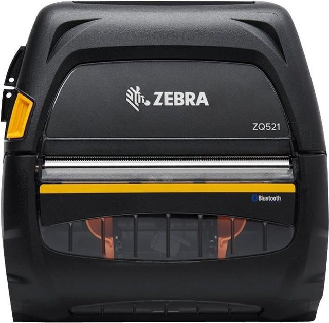 Zebra ZQ521 Etikettendrucker der ZQ500 Serie, Thermodirekt, 203 dpi, bis zu 127 mm/Sek., USB 2.0, NFC, Bluetooth 4.1, Schwarz - Bild 1