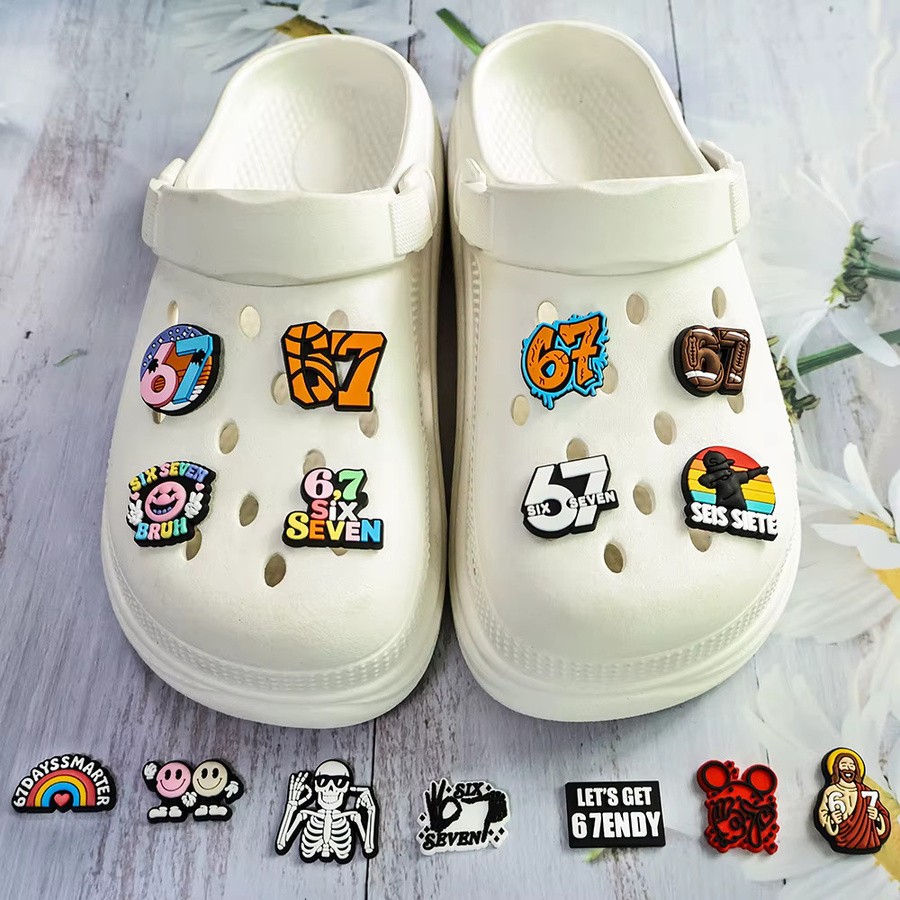 Potdemiel Schuh-Charms, Cartoon Religion Serie, PVC, DIY Zubehör - Bild 3
