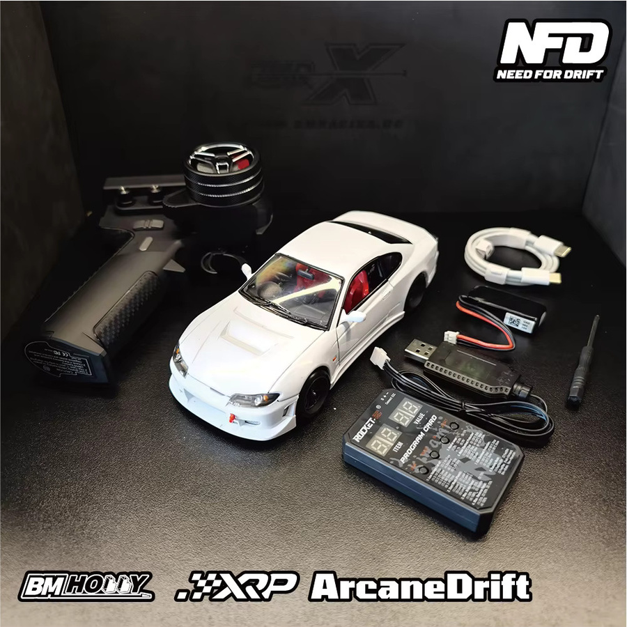 AT 99 MODEL NFD-S15 RC Drift Auto, 1/24, mit Gyroskop, ferngesteuert - Bild 2