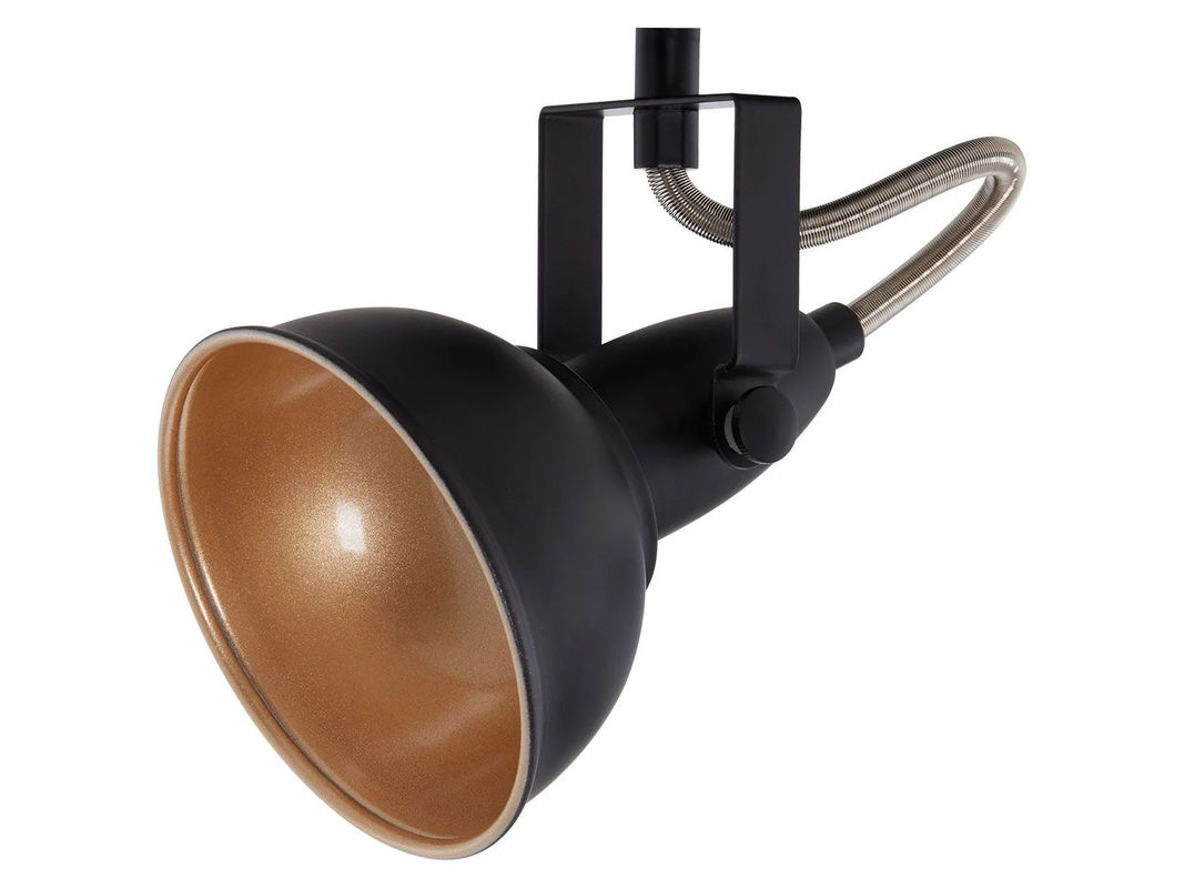 BRILONER Wand- und Deckenleuchte im Retrodesign aus Metall, verstellbarer Spot in Schwarz oder Gold/Messing, Fassung E14 - Bild 4