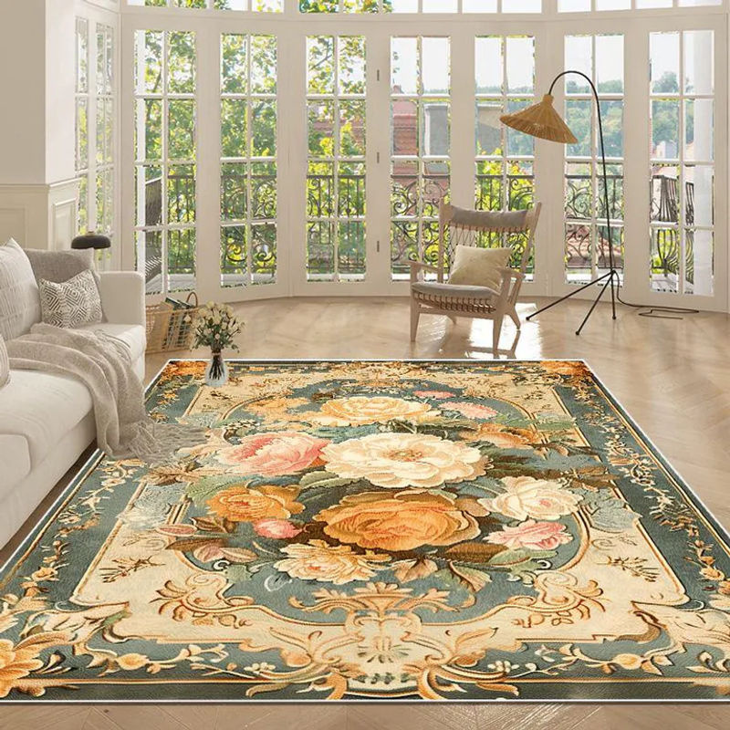 Karpetti Luxusteppich mit floralem Design, rutschfest und waschbar, Mehrfarbig, B/T: 200 x 230 cm - Bild 2