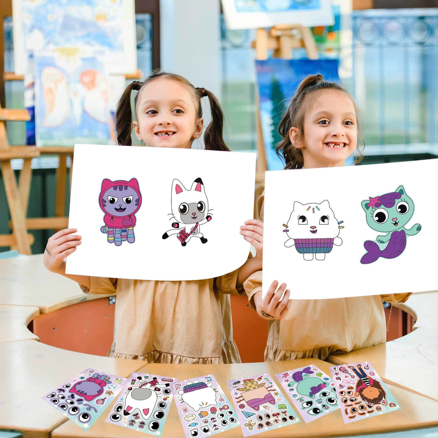 Disney Gabby Dollhouse Aufkleber, Puzzle - Bild 5
