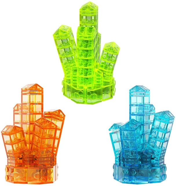 Gobricks MOC Meer Pflanzen Kristall Korallen, Bausteine Modell, Grün - Bild 1