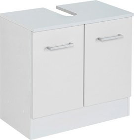 HELD MÖBEL Waschbeckenunterschrank Riga in Weiss, B/H/T: 60 x 54 x 35 cm - Bild 1