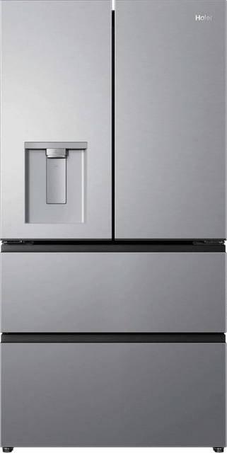 Haier HFR59F18CWMM Side-by-Side Kühl-Gefrierkombination in Silber mit App-Control - Bild 1