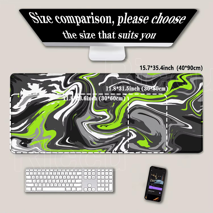 Riccu Mauspad Strata Liquid Fluid in Multicolour mit Anime Design und HD-Druck - Bild 2
