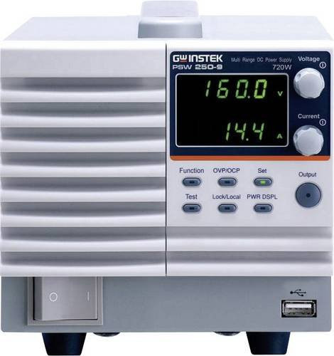 GW Instek Labornetzgerät PSW 250-9 in Grau, 1 Ausgang, einstellbar 0 - 250 V/DC und 0 - 9 A, 720 W - Bild 1