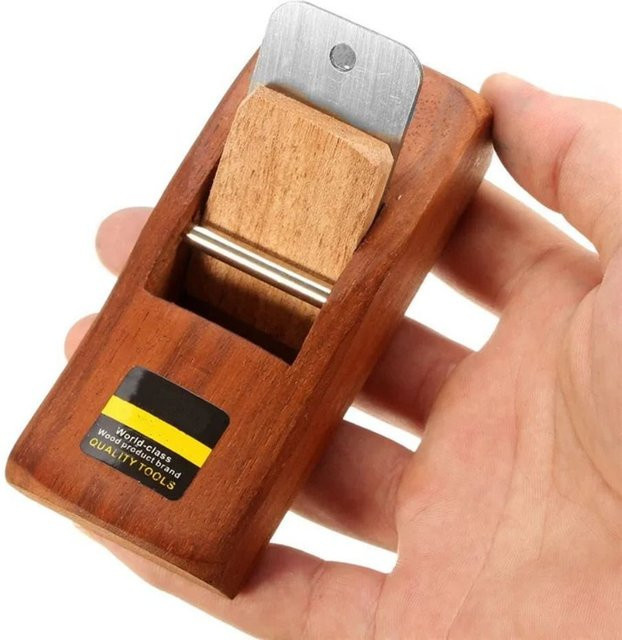 Mini Holzhandwerk Flachhobel für DIY-Holzbearbeitung in Braun - Bild 1