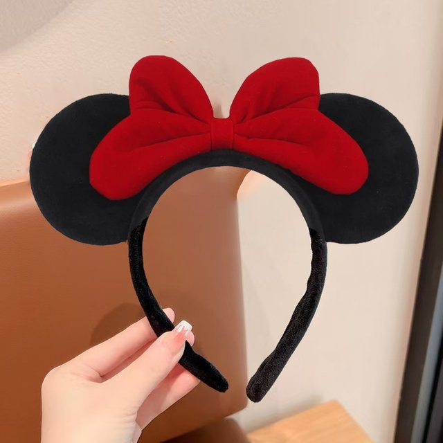 Disney Mickey Ohren Stirnband, Polka Großer Bogen, Mädchen, Damen - Bild 1