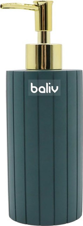 baliv Dark Wonder trend Seifenspender aus Polyresin in Petrol