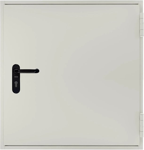 Hörmann Brandschutzklappe T30 H8-5 aus Stahl in Grauweiß B: 80 cm, H: 80 cm, T: 80 cm - Bild 1
