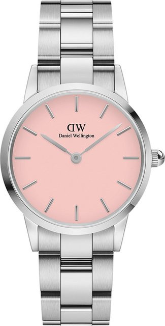 Daniel Wellington Damenuhr Iconic Link, Quarz, Edelstahl, Pink, 28 mm - Bild 1