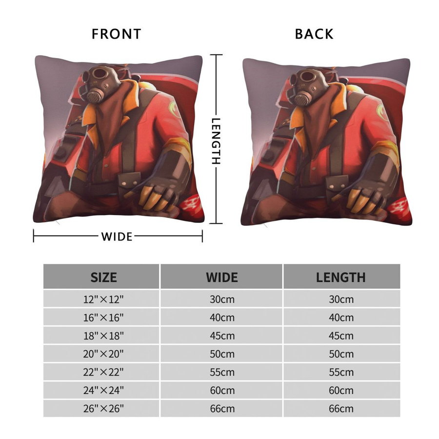 Dekorativer Kissenbezug Gravel Blooded Mercenaries Pyro von Lu Xika Chen, quadratisch, Multicolor, Material: Polyester, Leinen, Samt, B/B/H: 45,7 x 45,7 x 0 cm - Bild 5