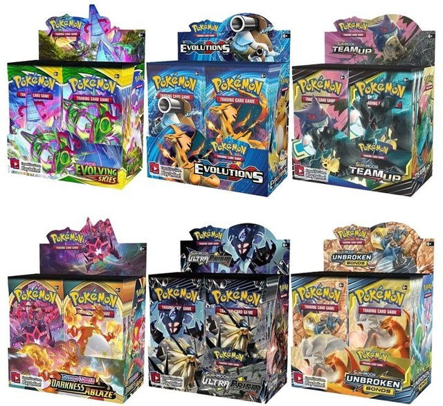 Pokémon 151 Team up Sun & Moon Thunder, Sammelkartenspiel, 360 Stück - Bild 1