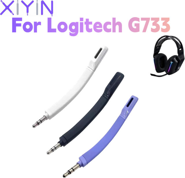 Logitech Ersatz-Plug-and-Play-Mikrofon für G733 Wireless Gaming-Kopfhörer in Schwarz mit Geräuschunterdrückung - Bild 1