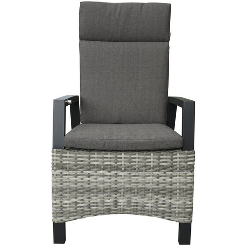 CASAYA Move-Sessel Sanogo aus Aluminium in Grau, B/H/T: 61 x 101 x 72 cm - Bild 1