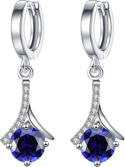 YIRAN Jewelry 5 Ohrringe, Diamant, Damen, weiß - Bild 1