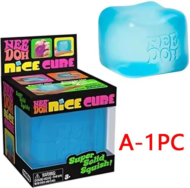 Needoh Fuzz Ball Qualle Squishy Blind Box, Silikon, ab 14 Jahren - Bild 1