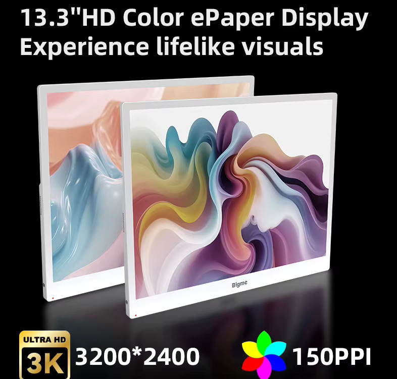 Bigme B13 Farb-E-Ink-Monitor mit 13,3 Zoll 3K E-Paper-Display und 36-stufiger Kalt- und Warmlichtregelung für Windows, Mac, Android und iOS - Bild 2