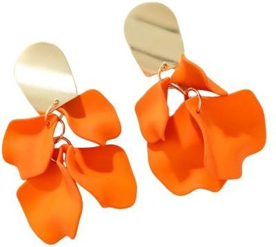 SILVERHOO Ohrringe, Acryl, orange, Damen - Bild 1