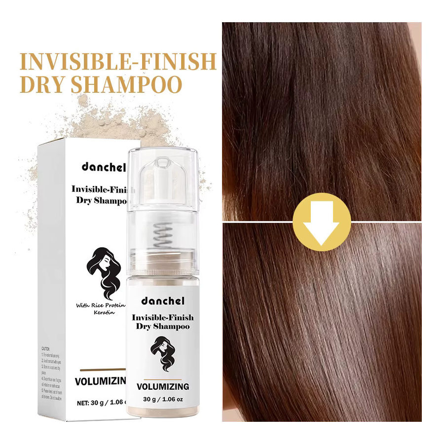 Lakerain Trockenshampoo-Pulver mit Reisprotein, für fettiges Haar - Bild 2