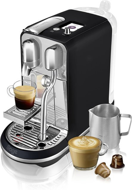 Sage Creatista Plus SNE800BTR Nespresso Kapselmaschine in Black Truffle mit Touch-Display und Dampflanze - Bild 1