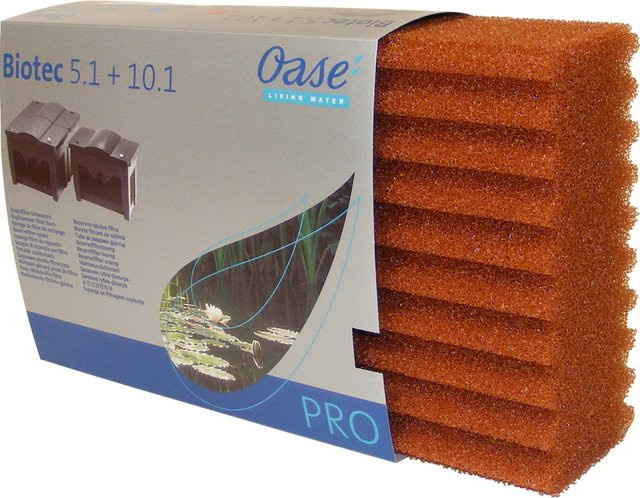 Oase Ersatzschwamm BioSmart 18000-36000 für Gartenteichfilter, rot - Bild 1