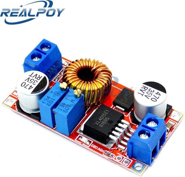 REALPOY XL4015 E1 5A DC zu DC CC CV Lithium Batterie Step Down Lade Modul und LED Power Converter - Bild 1