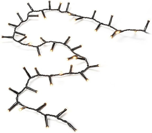 Konstsmide Micro LED Büschellichterkette Cluster mit 400 LEDs in Bernstein und Schwarz - Bild 1