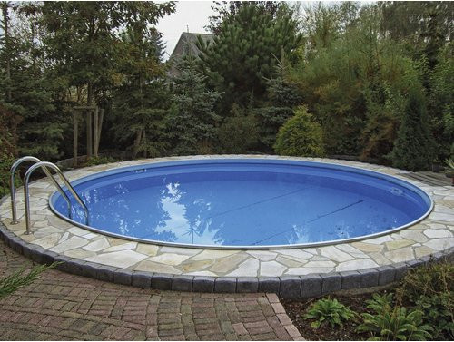 MYPOOL Rundpool Set in Blau, Durchmesser: 500 cm, Höhe: 135 cm - Bild 1