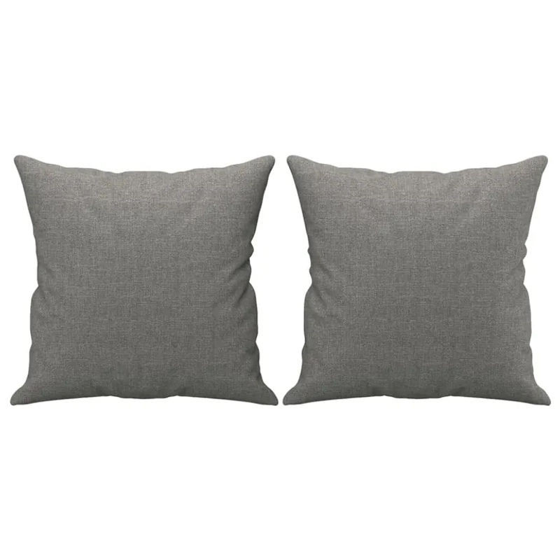 Vidaxl Dekorative Kissen Set, 2 Stück, Grau, B/B: 40 x 40 cm - Bild 1
