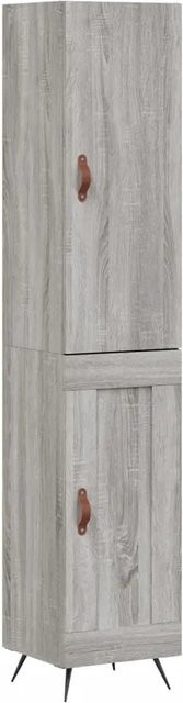 vidaXL Highboard Grau Sonoma B/T/H: 34,5 x 34 x 180 cm - Bild 1