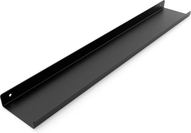HEVVA Regalleiste MARSEILLE aus Metall in Schwarz, Breite: 60 cm - Bild 1