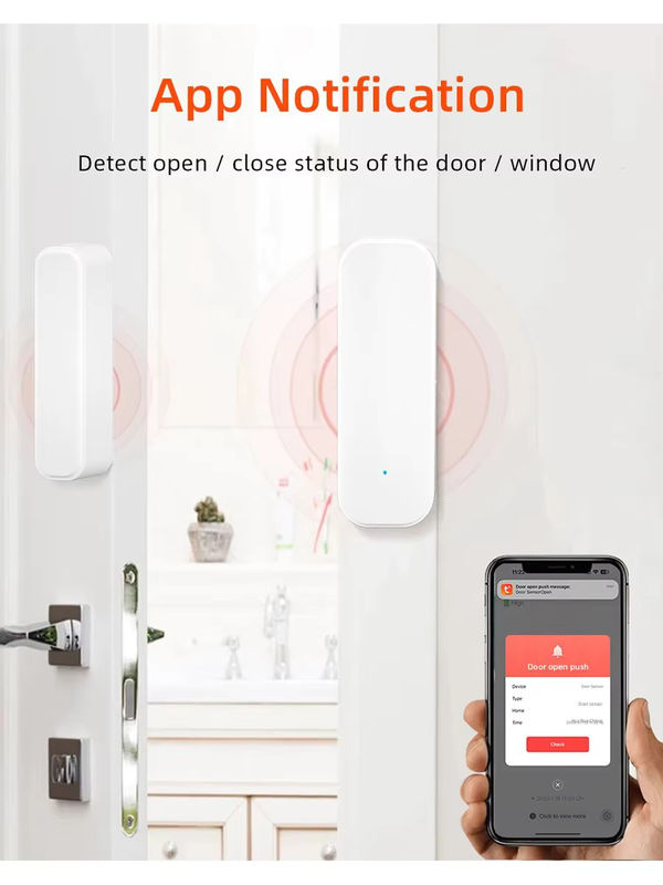 ONENUO Smart Home Fenster-Tür-Sensor mit WiFi und Akku, weiß, kompatibel mit Alexa und Google Home - Bild 6
