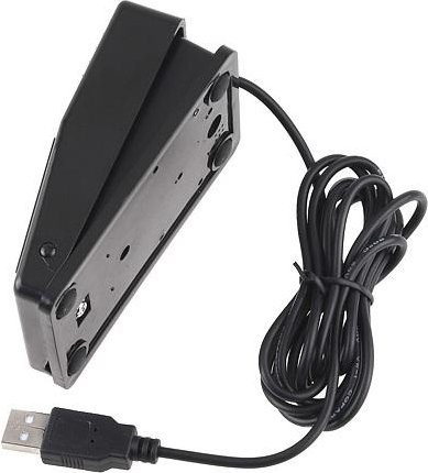 Koogeelife USB-Fußsteuerungstastatur mit Aktionsschalter und HID-Pedal in Grau - Bild 1
