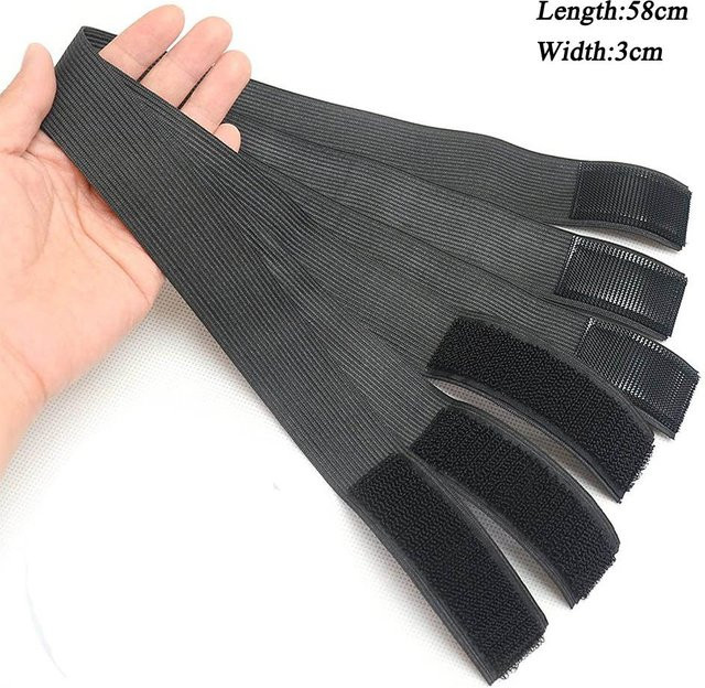 Super Six Perücken-Stirnbänder für Lace-Frontalschals, gray, 5 Stück - Bild 1