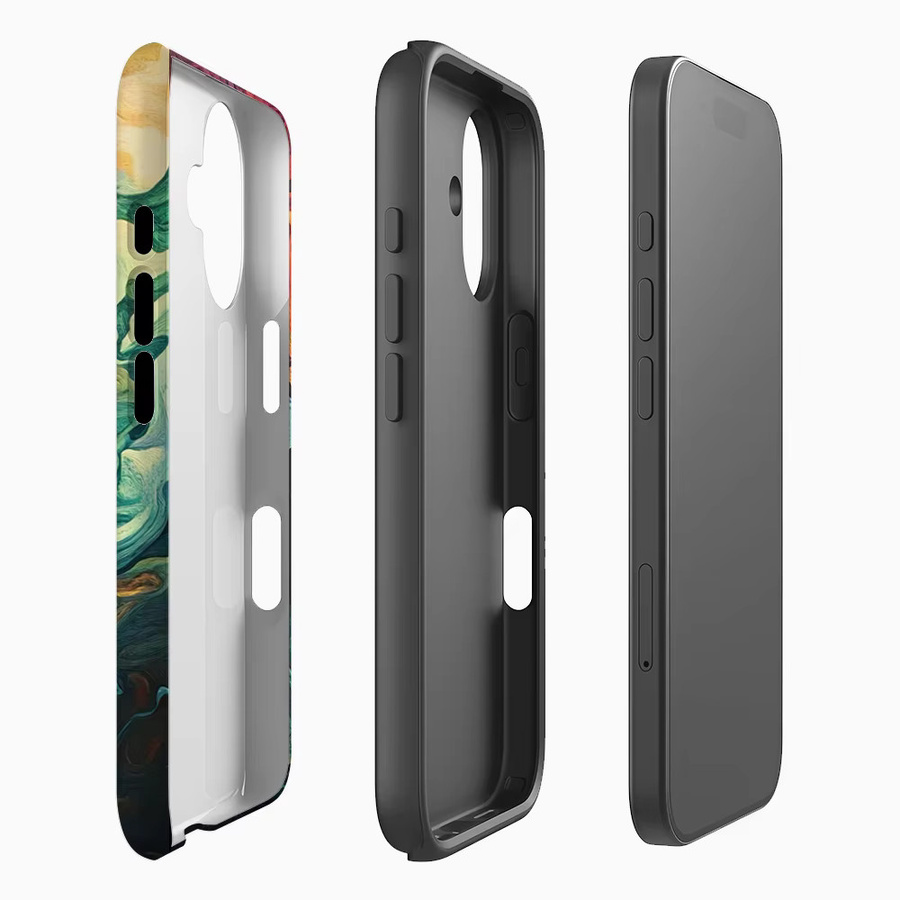 Mindscape Handyhülle für iPhone 17 16 15 14 13 Pro Max Plus Multicolor Robuste Magnetische Einzel- und Doppelschicht-Hülle - Bild 2